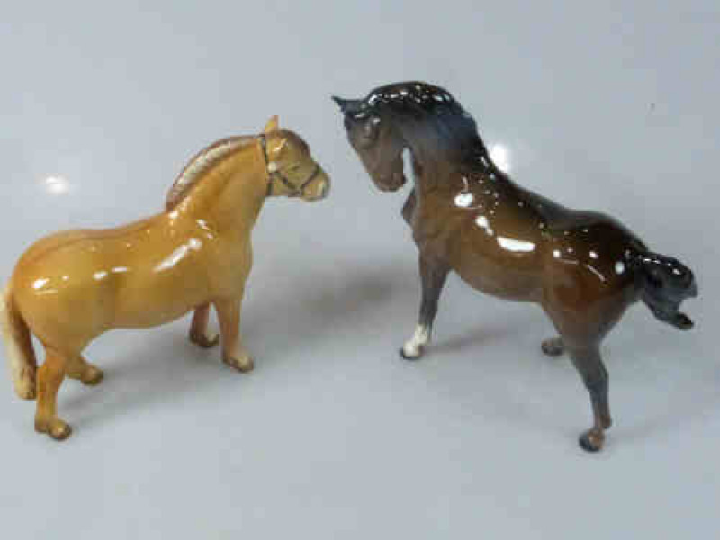 Beswick Model of a Norwegian Fjord Horse No. 2282; and a Beswick Model of a Horse (2)