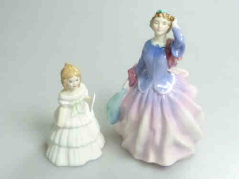 Two Royal Doulton Figures 'Julie' and 'Blithe Morning'