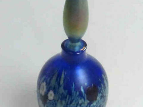 Small Okra Perfume Bottle and Stopper