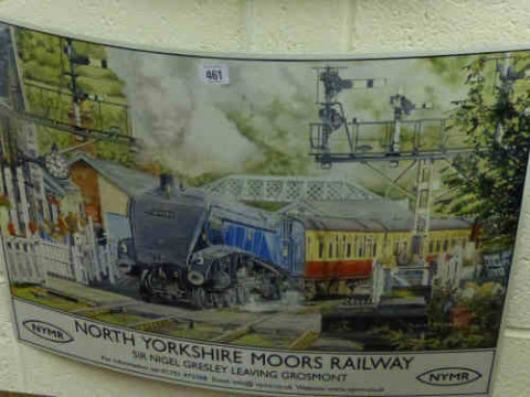 Enamel Sign 'North Yorkshire Moors Railway'