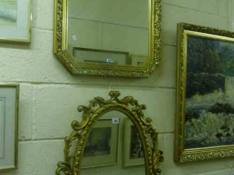 Two Gilt Framed Mirrors