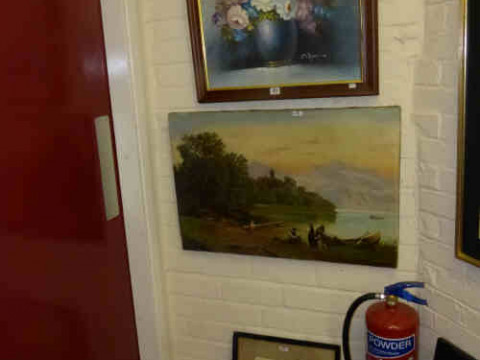 C Carrol 'Vase of Flowers' oil painting on canvas, Unframed Oil Painting...