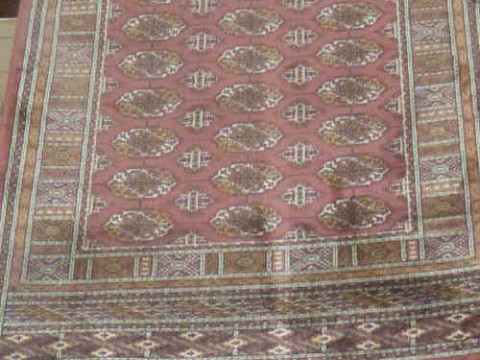 Rose Ground Bokhara Runner, 2.80m x 0.75m