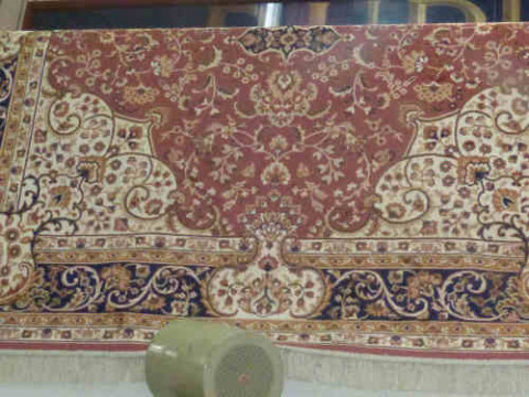 Rose Ground Keshan Carpet, 2.80m x 2.00m