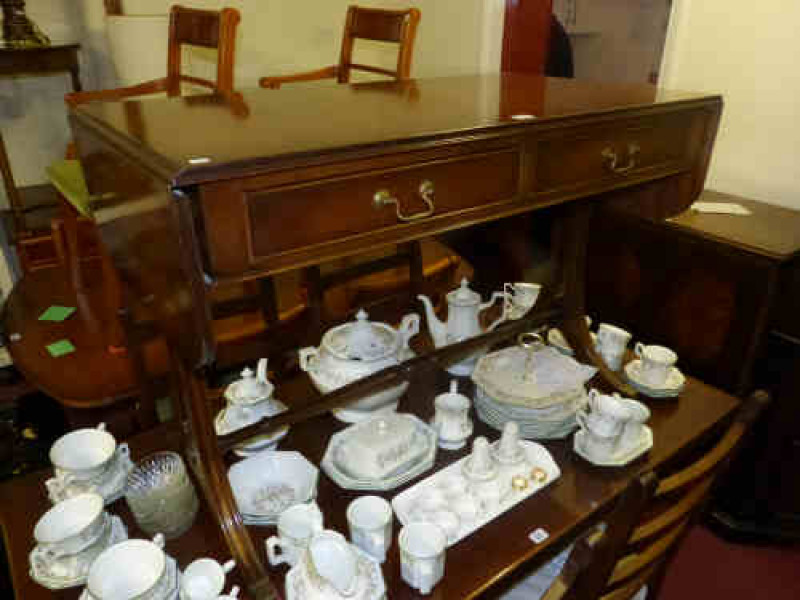 Bevan Funnell Mahogany Sofa Table