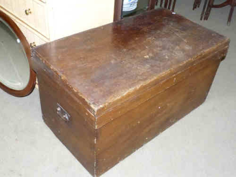 Pine Blanket Box