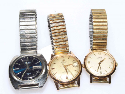Three gentleman's wristwatches